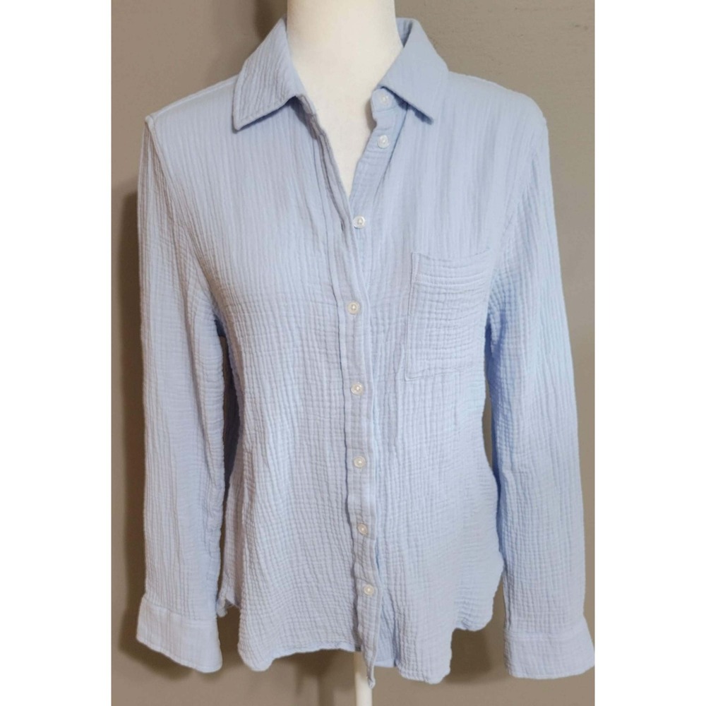 ELIE. Elie Tahari Cotton Gauze Button-Down Shirt